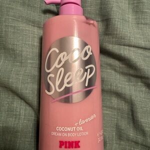 PINK Victoria's Secret Coco Sleep Coconut Oil + Lavender Body Lotion - Pink